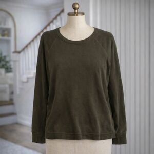 Splendid Olive Green Pullover Long Sleeve Sweater XL